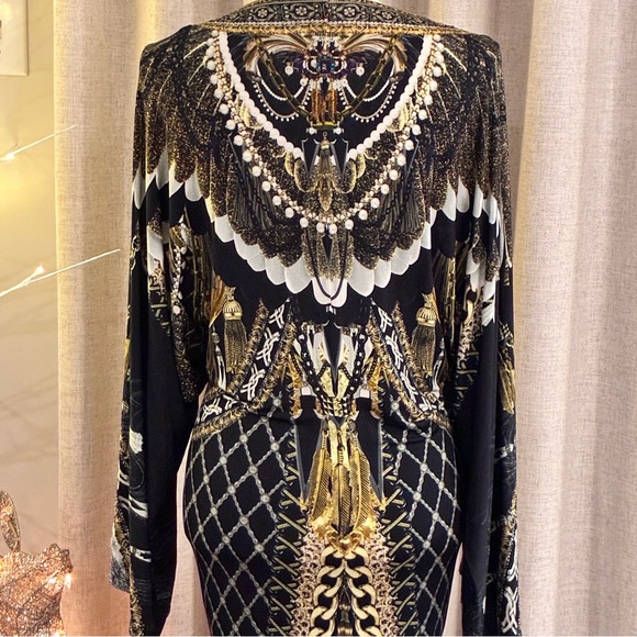 CAMILLA Long Split Front Twist Statement Dress
Ravin Raven LIKE NEW Sold Out XL - Picture 12 of 15